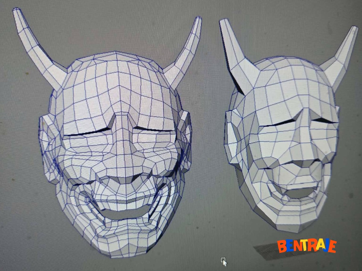 Onibaba Mask Retopo