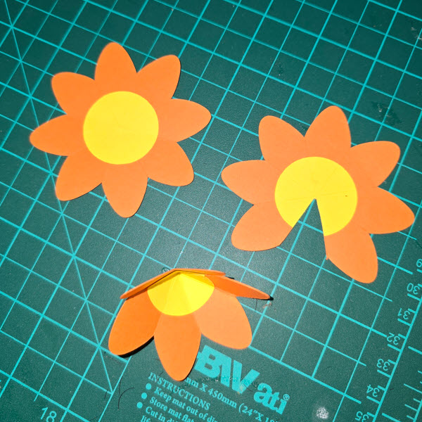 Combine circles and petals