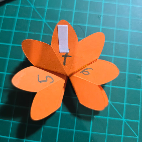 Apply adhesive for the card