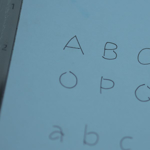 Ball Point Pen in Single Line Font in Silhouette Cameo 5